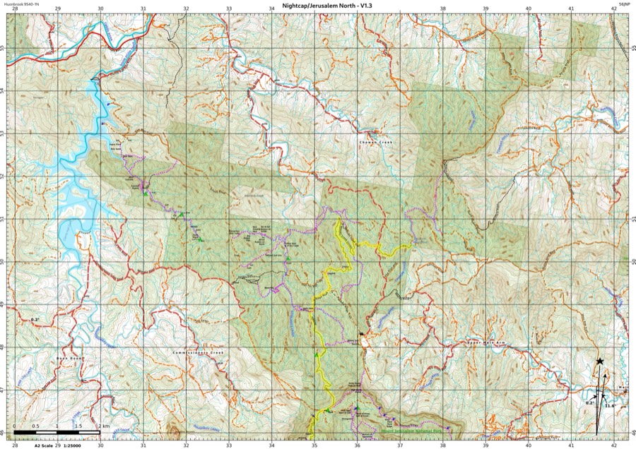 Preview of Nightcap & Jerusalem / Gidjuum Gulganyi map: North